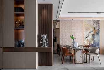 安平嘉和国际137㎡现代轻奢风格装建实景