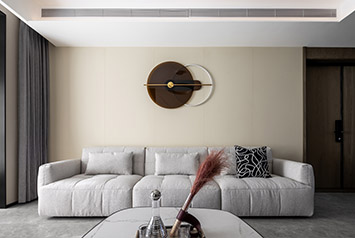 利航观棠147平米现代风格装建软装实景图 